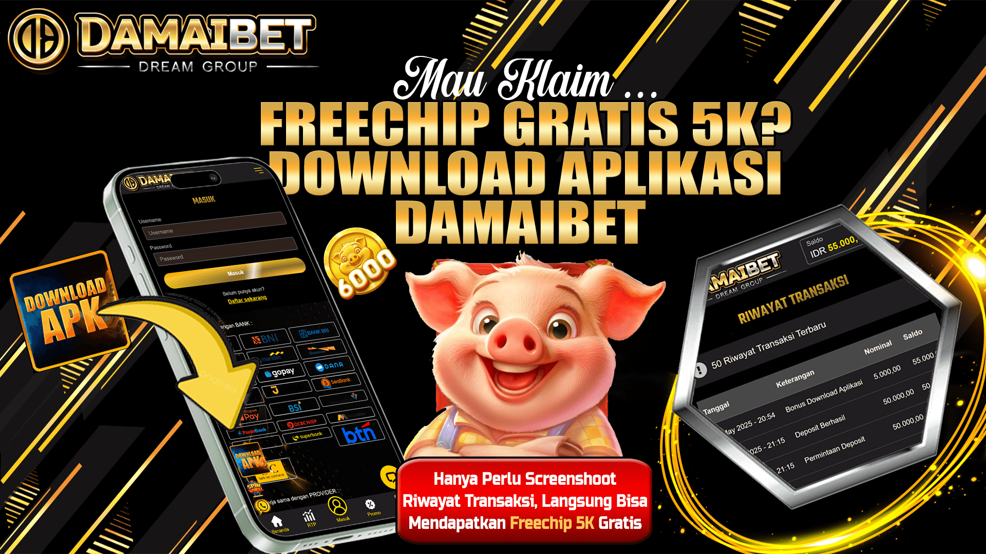 DAMAIBET Popup